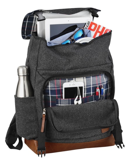 branded campster 15" laptop backpack