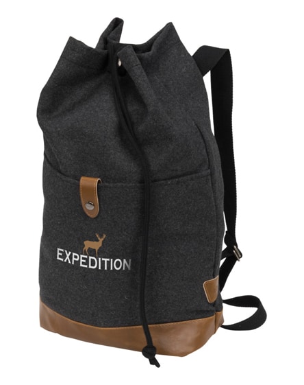 branded campster drawstring backpack