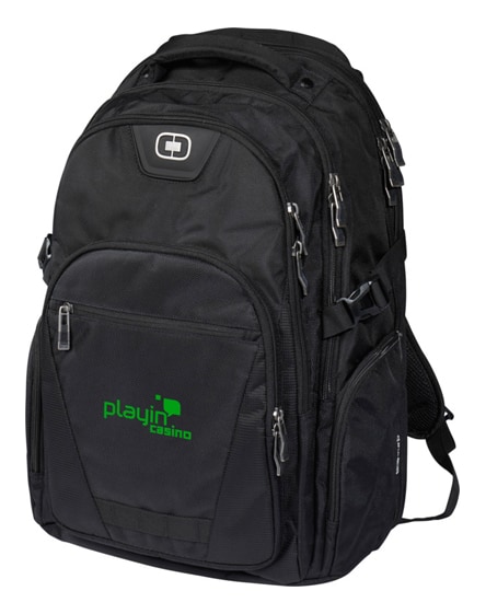 branded curb 17" laptop backpack