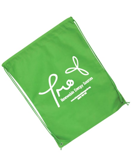 branded eco-friendly drawstring bag