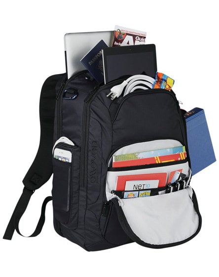 branded rutter 17" laptop backpack