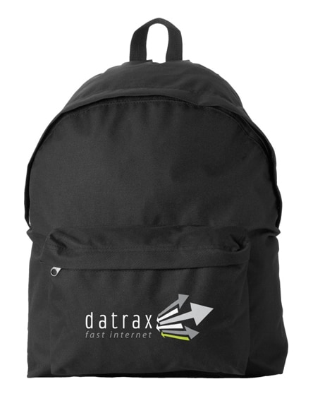 branded urban covered zipper backpack