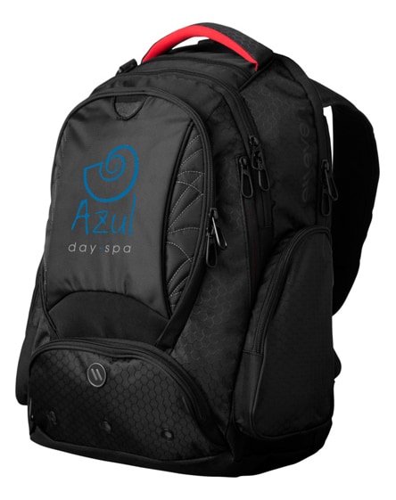 branded vapor 17" checkpoint friendly laptop backpack