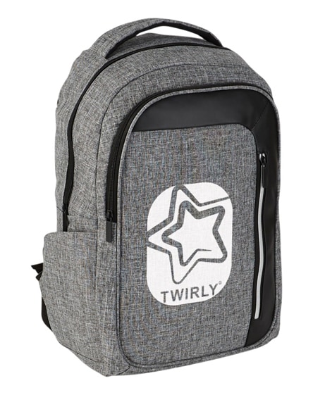 branded vault rfid 15.6" laptop backpack