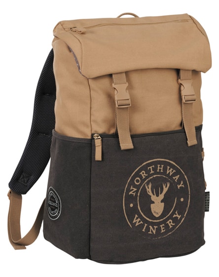 branded venture 15" laptop backpack