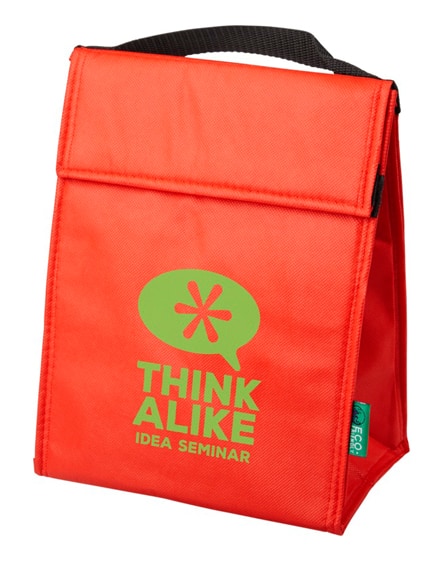 branded triangle non-woven lunch cooler bag