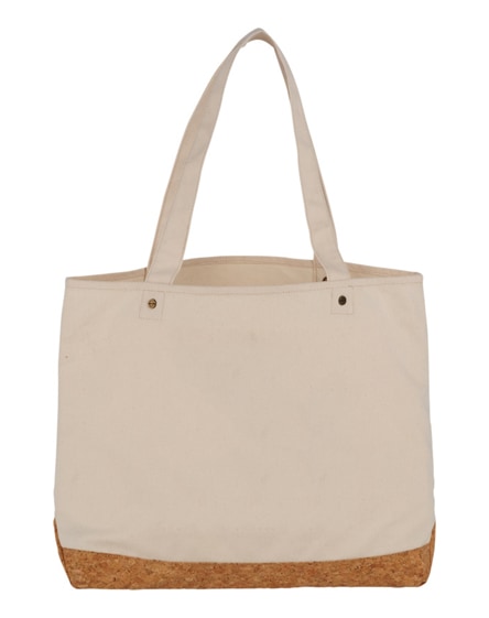 branded napa 406 g/m¬≤ cotton and cork tote bag