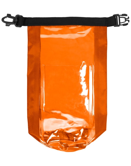 branded tourist 2 litre waterproof bag with phone pouch