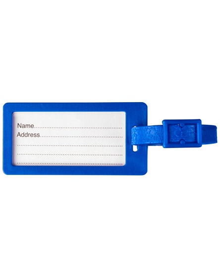 branded river window luggage tag