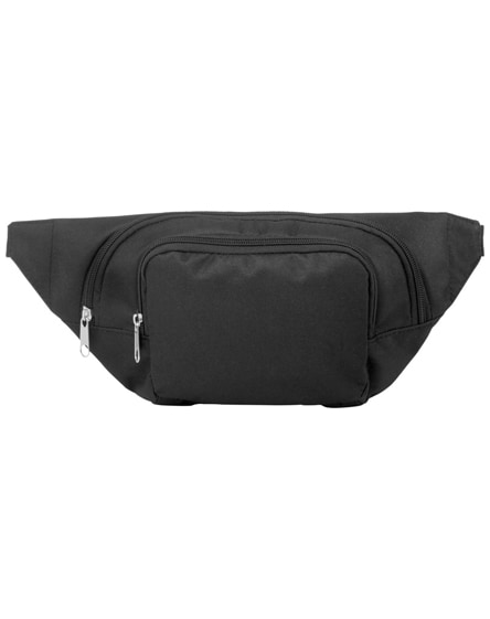 branded santander fanny pack with two compartments