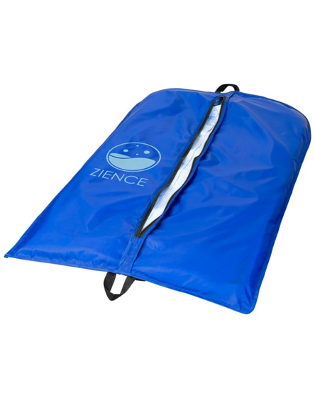 branded suitsy full-length garment bag
