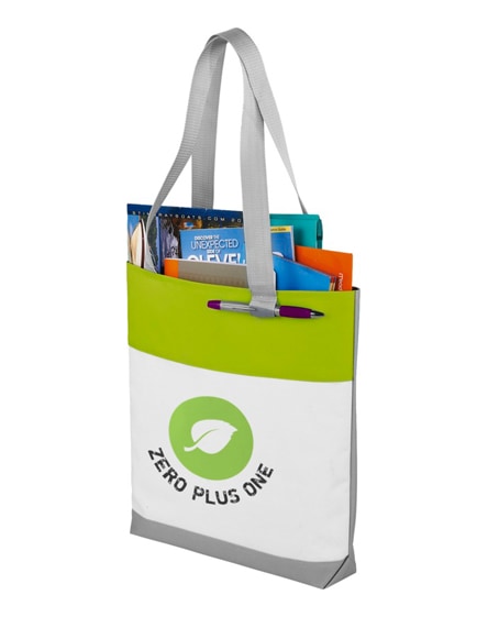 branded bloomington colour-block convention tote bag