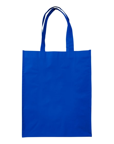 branded conessa laminated shopping tote bag