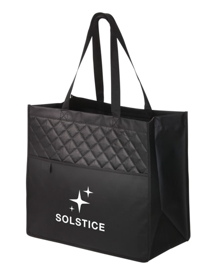 branded quilto laminated non-woven shopping tote bag