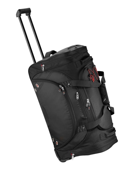 branded proton duffel bag with wheels