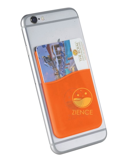 branded slim card wallet accessory for smartphones