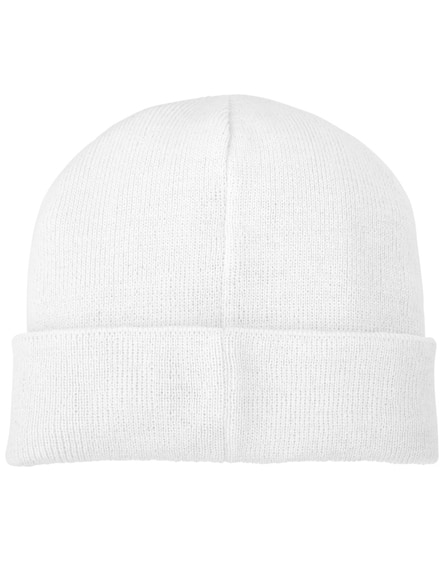 branded boreas beanie with patch