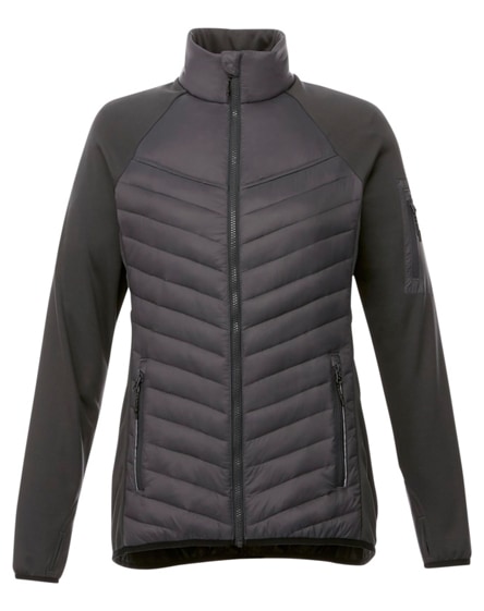branded banff hybrid insulated ladies jacket
