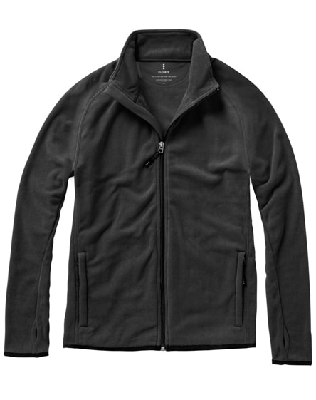 branded brossard micro fleece full zip jacket