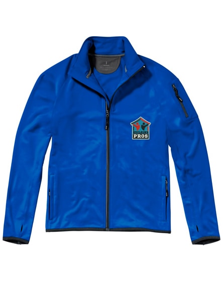 branded mani power fleece full zip jacket