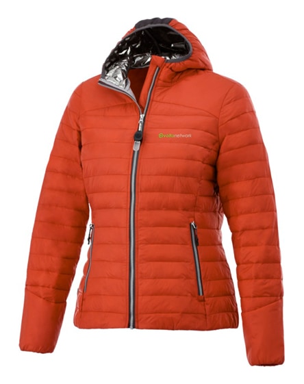 branded silverton women's insulated packable jacket