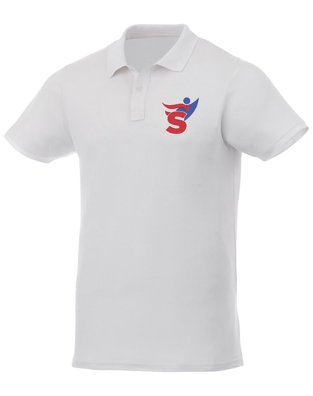 branded liberty short sleeve men's polo