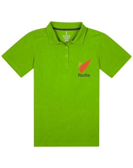 branded primus short sleeve women's polo