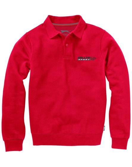 branded referee polo sweater
