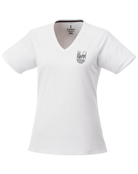 branded amery short sleeve women's cool fit v-neck shirt