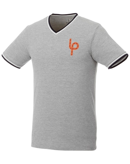 branded elbert short sleeve men's pique t-shirt