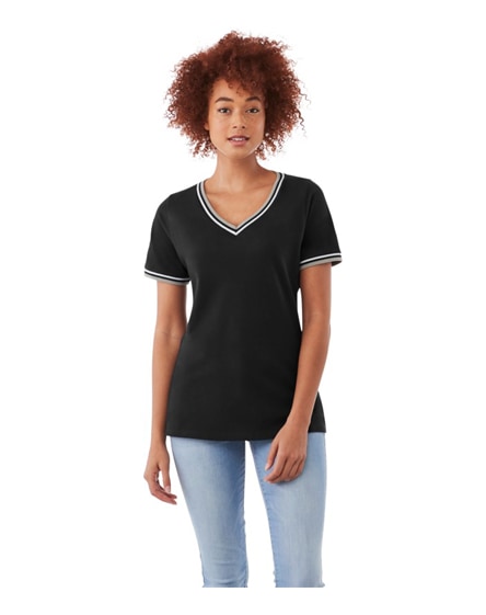 branded elbert short sleeve women's pique t-shirt