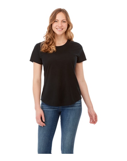 branded jade short sleeve women's recycled t-shirt