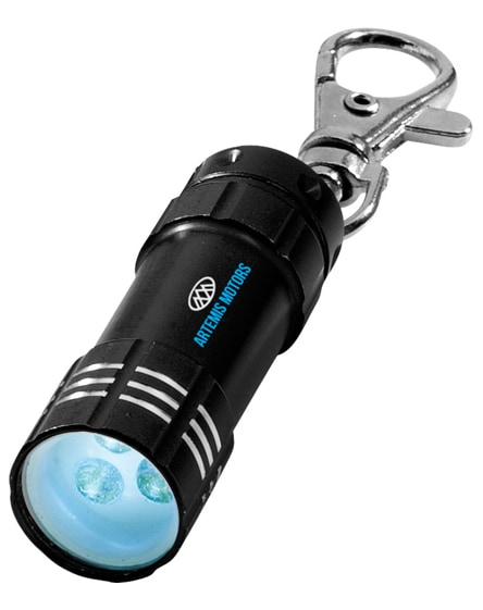 branded astro led keychain light