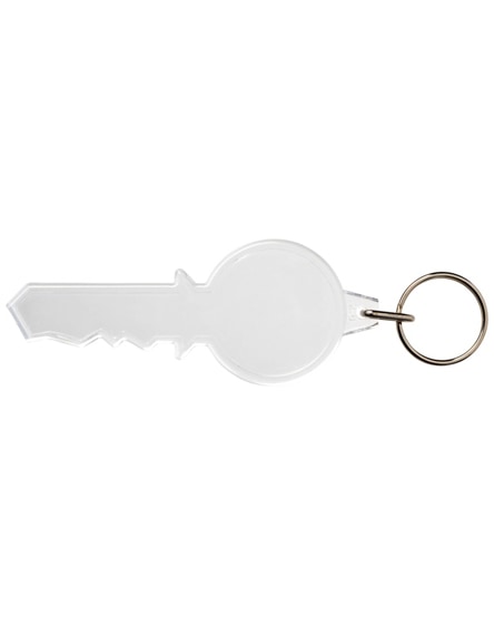 branded combo key-shaped keychain