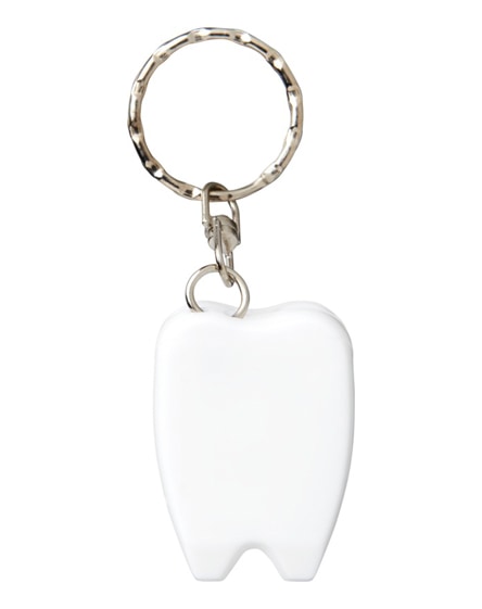 branded demi dental floss keychain