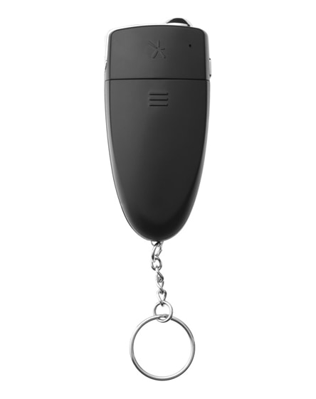 branded inebreeze alcohol breath analyser keychain