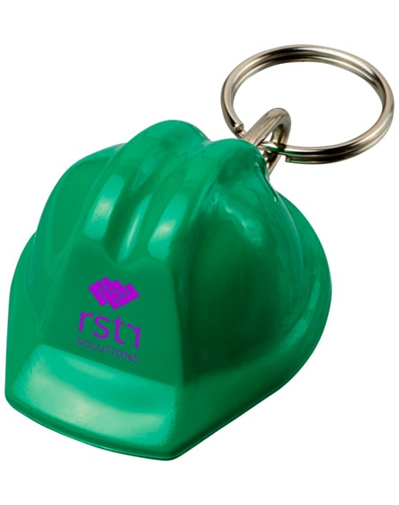 branded kolt hard-hat-shaped keychain
