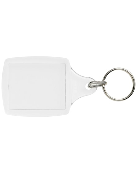 branded leor a4 keychain with metal clip