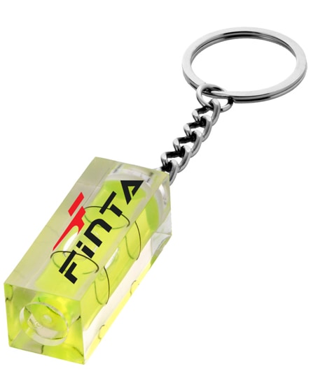 branded leveler key chain