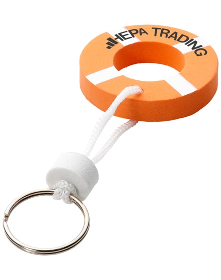 branded lifesaver floating keychain