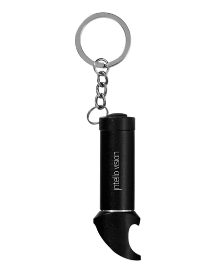 branded lobster keychain light and bottle opener