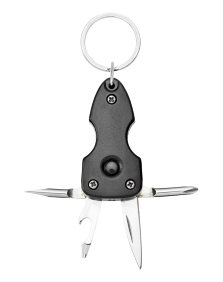 branded melvin 7-function multi-tool with keychain