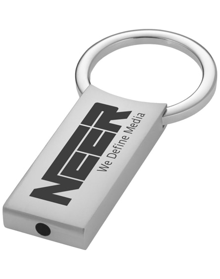 branded omar rectangular keychain