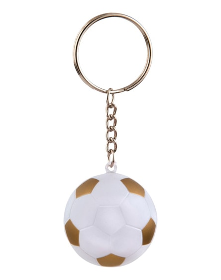 branded striker football keychain