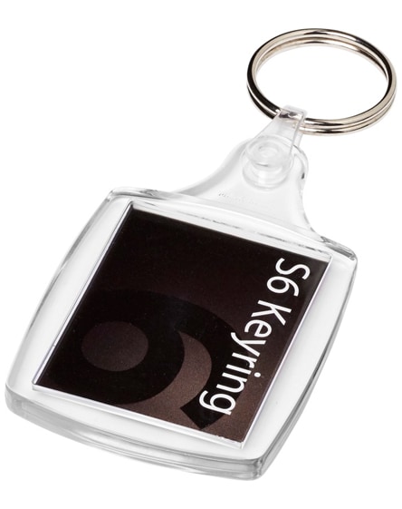 branded vosa a6 keychain with plastic clip