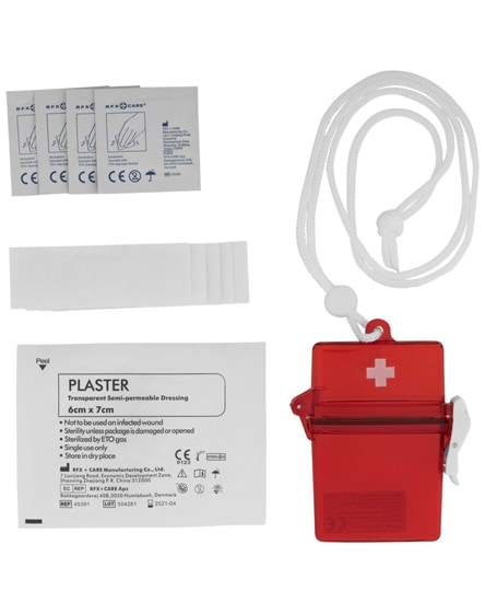 branded haste 10-piece first aid kit