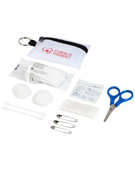 branded valdemar 16-piece first aid keyring pouch