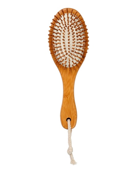 branded cyril bamboo massaging hairbrush