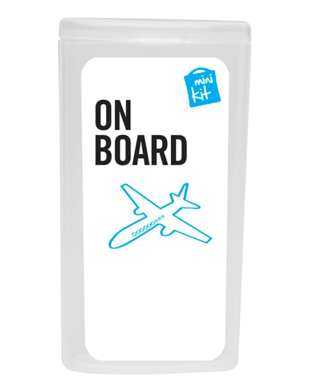 branded minikit on board travel set