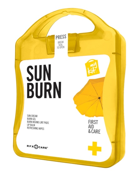 branded mykit sun burn first aid kit